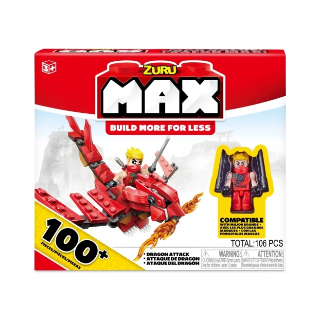 Max Build More Block Set 100+ Pieces Mix