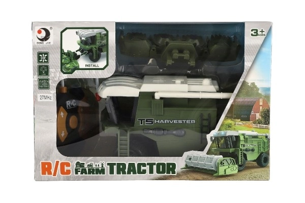 Remote Control Farm Harvester Toy