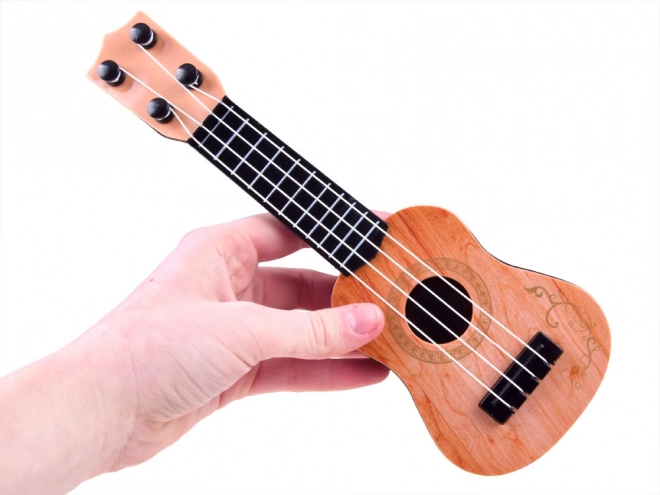 Mini Ukulele Guitar for Kids – Light Brown