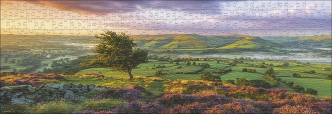 Heye Panoramic Puzzle Purple Bloom