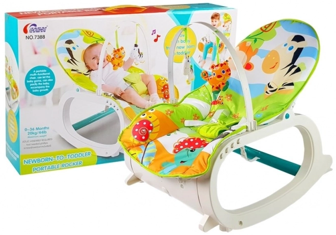 2-in-1 Baby Rocker and Chair