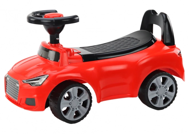 Ride-on Toy Car with Horn and Storage Compartment Red