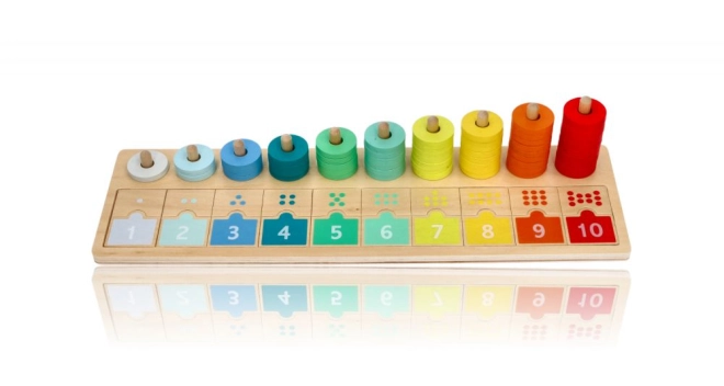 Counting 1–10 on one board