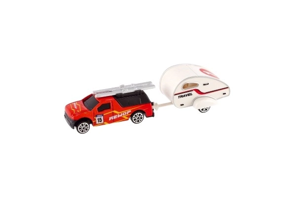 Toy Car with Mini Caravan