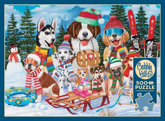 Winter Fun Puzzle by Cobble Hill - 500 Pieces