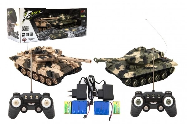 Rc Tank Battle Set with Sound and Lights