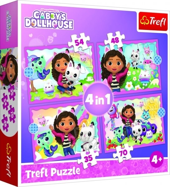 Adventures of Gabby Puzzle Set 4 in 1