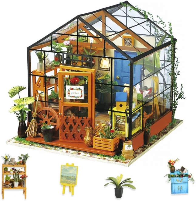 Miniature Greenhouse Model by RoboTime