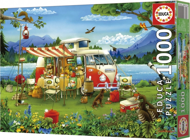 Camping Adventure 1000 Piece Puzzle