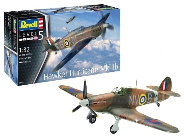 Plastic Model Aircraft Hawker Hurricane MK IIB 1/32