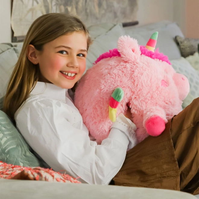 Cozy Unicorn Plush Warm Pillow 3-in-1