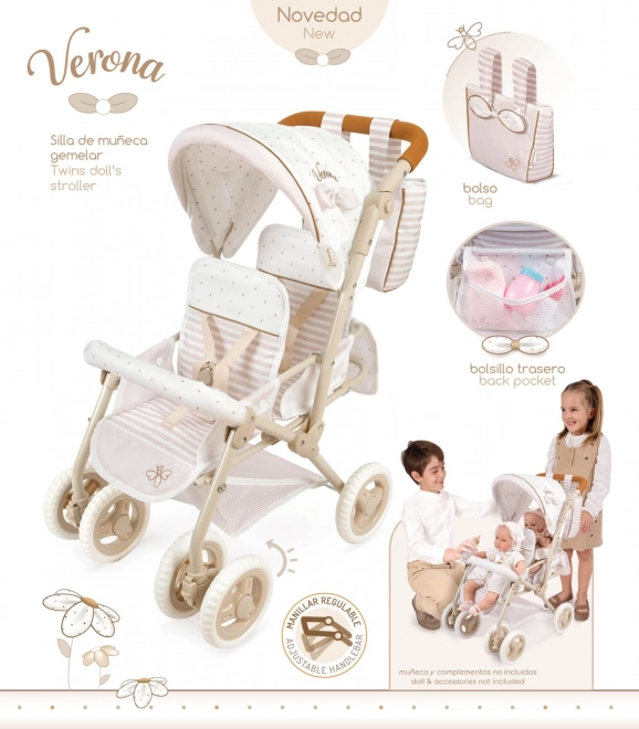 Folding Doll Stroller Verona 2024
