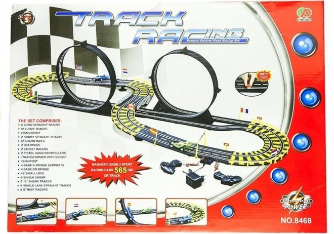 Car Racing Track with Two Cars