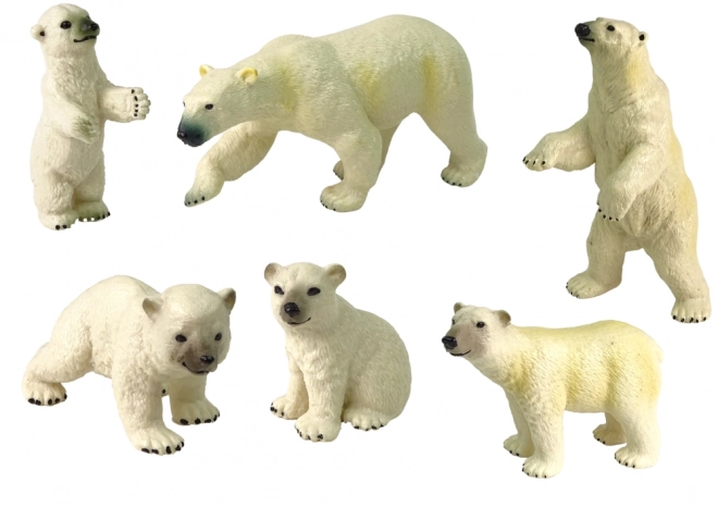 Large Set of Polar Animal Figures