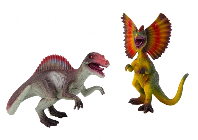 Dinosaur Figures Spinosaurus and Dilophosaurus Set