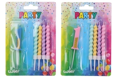 Party Candle Set 1 with 4 Additional Candles