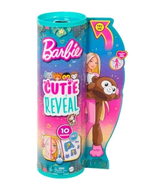 Barbie Cutie Reveal Monkey Doll