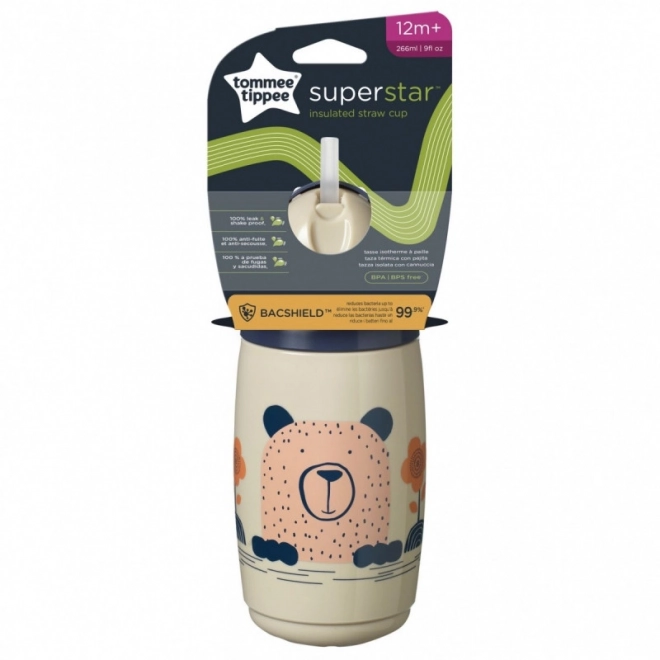 Non-spill Toddler Cup with Straw