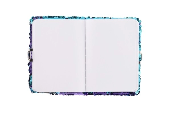 Sequin Secret Notebook with Lock