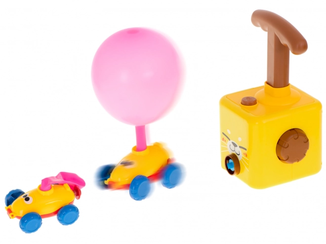 Aerodynamic Balloon Launcher Car Set