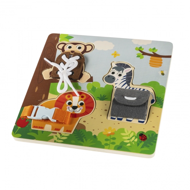 Wooden Montessori Safari Adventure Puzzle