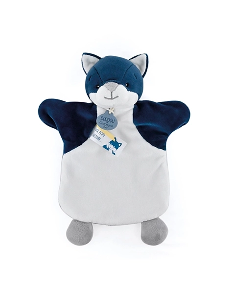 Doudou Plush Wolf Puppet 25 cm