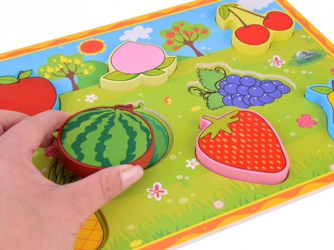 Educational Wooden Puzzle Fruits