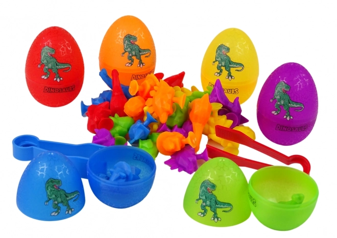 Dinosaur Egg Rubber Figurines with Suction Cups