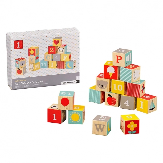 Petit Collage Wooden ABC Blocks