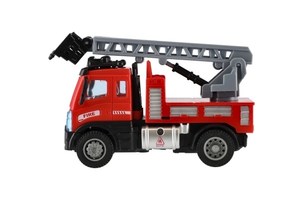 Fire Truck with Ladder Pull Back Toy