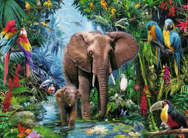 Ravensburger Jungle Elephants Puzzle 150 Pieces