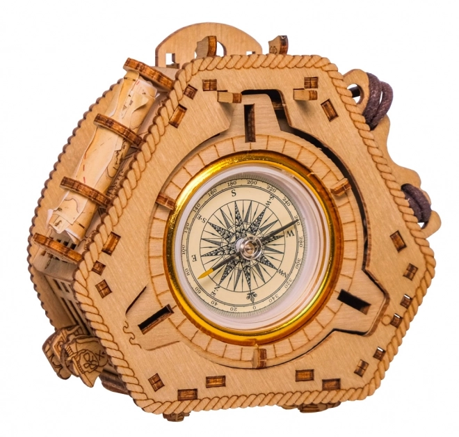 Blackbeard's Compass 3D Wooden Puzzle by EscapeWelt