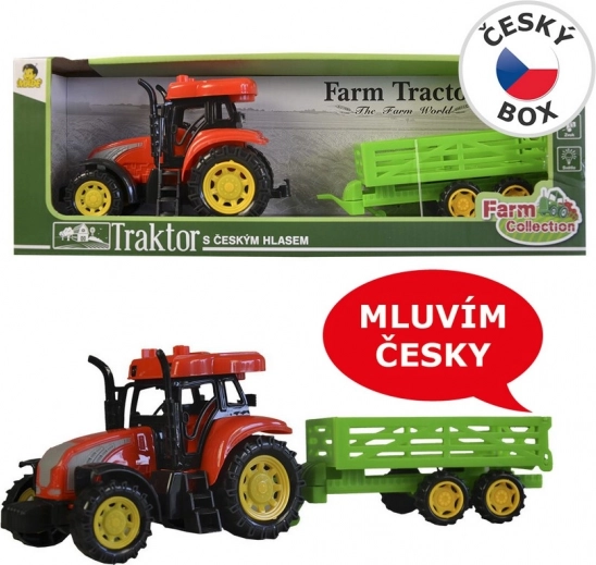 MaDe Traktor s prikolicom koji govori na češkom
