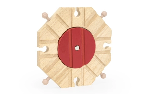 Wooden Turntable with 8 Exits