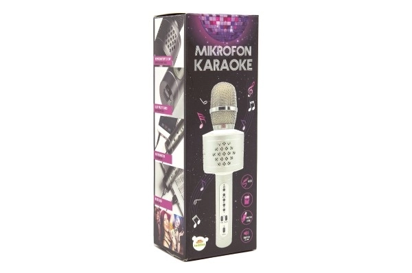 Bluetooth Karaoke Microphone Silver – Gold