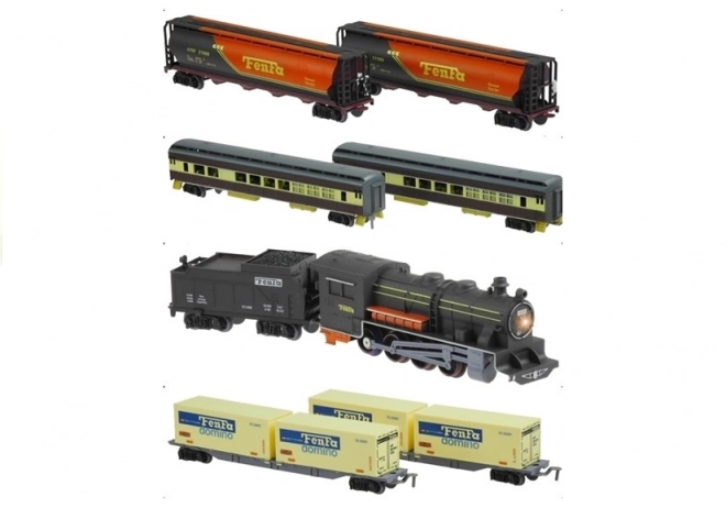 Fenfa Gigant Train Set with 7 Cars and Lights