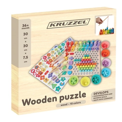 Wooden Bead Puzzle Toy