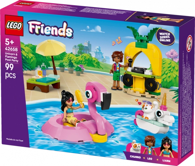 Lego Friends Poolspaß mit Einhorn und Flamingo