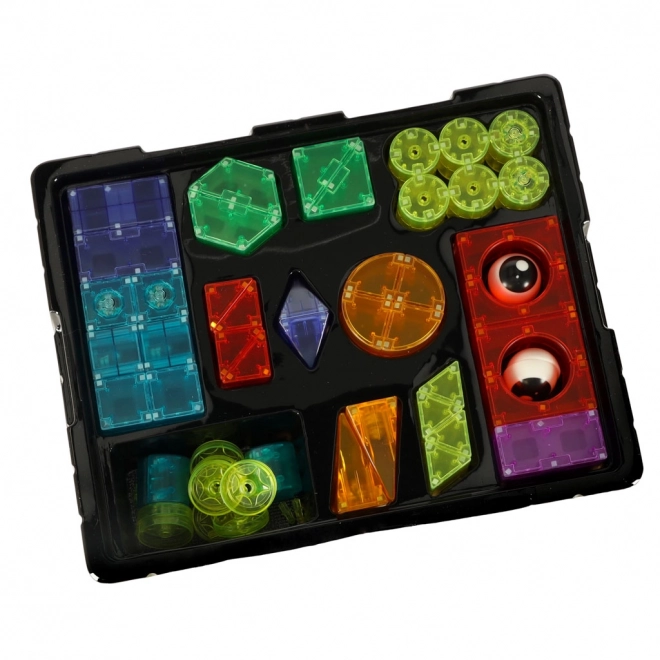 Glowing Magnetic Blocks Set