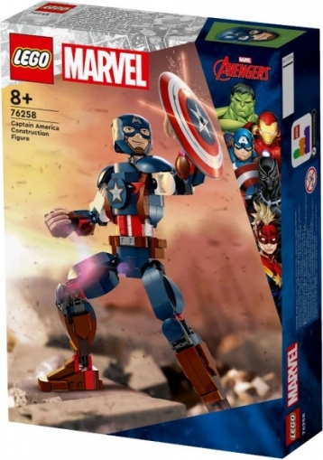 LEGO Marvel összerakható Amerika Kapitány figura