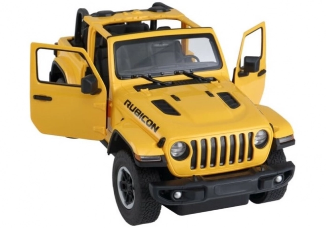 Autó R/C Jeep Wrangler Rubicon 1:14 Rastar – Sárga
