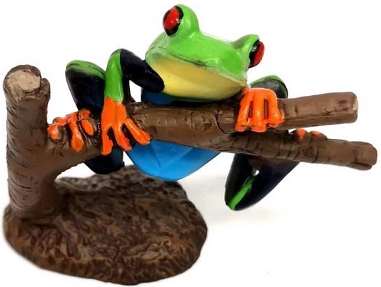 Statuetta Rana dagli Occhi Rossi 8 cm