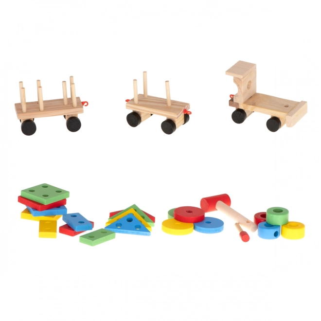 Wooden Train Puzzle and Sorter