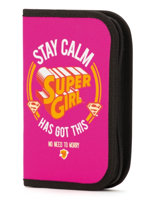 Motivo alla moda Super Girl “stay calm”