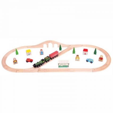 Bigjigs Rail Wooden Flying Scotsman Train Set