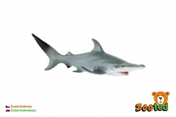 Large Hammerhead Shark Plastic Toy 19cm