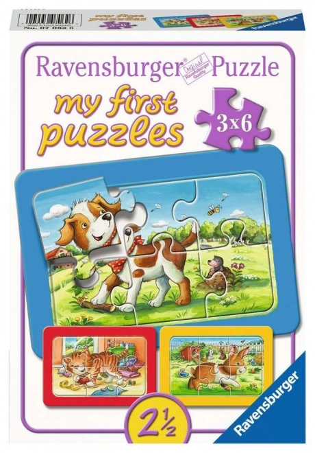 RAVENSBURGER My First Puzzle Animal Friends 3x6 Pieces