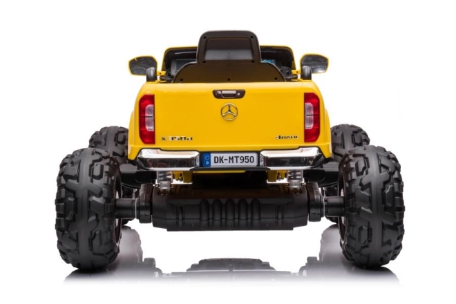 Battery-Powered Mercedes DK-MT950 4x4 Gold-Yellow Lacquer