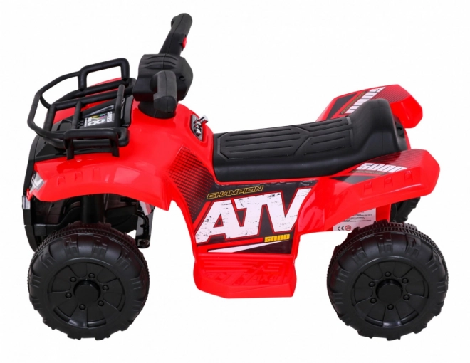 Children's Electric Quad Bike Red with MP3 USB and LED