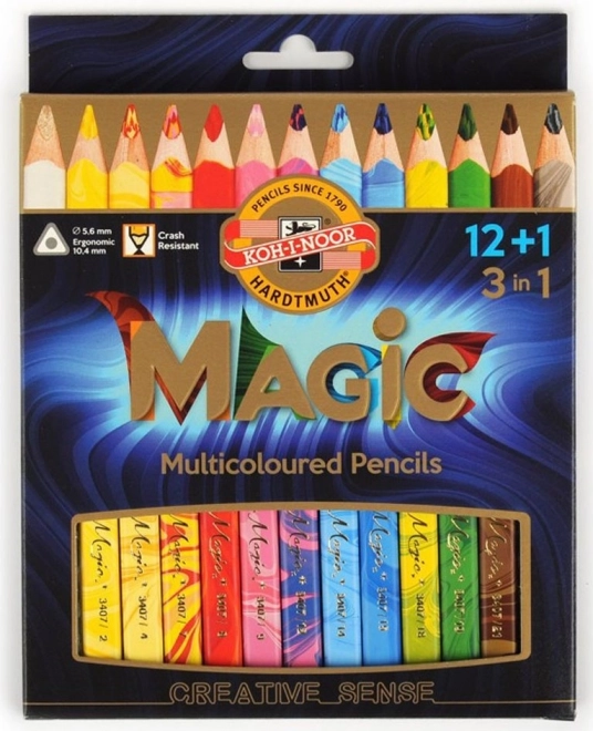 Magic Triangular Colored Pencils Set by Koh-i-Noor